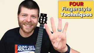 4 MUST KNOW Fingerstyle Techniques for Ukulele!