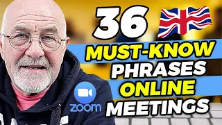 36 MUST-HAVE English Phrases for Online Meetings | Business English Vocabulary