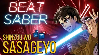 Linked Horizon - Shinzou wo Sasageyo! Attack on Titan OST in Beat Saber Expert