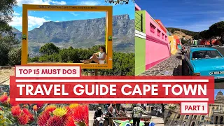 Travel Guide CAPE TOWN, South Africa 🇿🇦 | TOP 15 must visit places + maps and prices | part 1