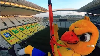 Canarinho na Tirolesa Neo Química Arena Corinthians