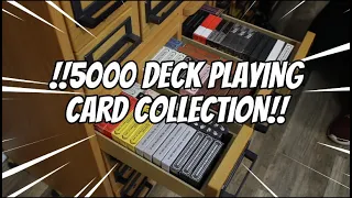 HUGE Playing Card Collection (5000 Decks)