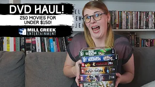 HUGE DVD HAUL! MILL CREEK ENTERTAINMENT! 250 MOVIES FOR UNDER $150!