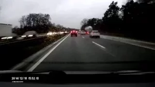 Near Accident 19 - Emergency stop on Autobahn A3