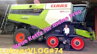 LohnerVLOG#74 #Spezial TwitchFarming, der neue Claas Lexion 8700 TerraTrac, wir drehen eine Runde