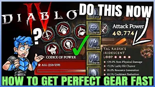 Diablo 4 - Get ANY Specific Max Rank Legendary Aspect & Greater Affix Gear Fast - Season 4 Guide!