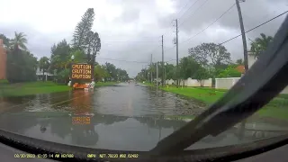 Hurricane Idalia Flooded Snell Isle / Coffee Pot Bayou in St. Petersburg