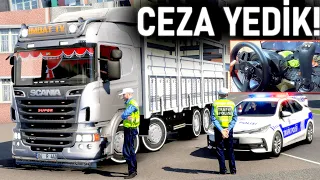 EGZOZDAN CEZA YEDİK! (ARAGAZ SHOW) - KÜKREYEN SCANİA İLE MAKASLI JETÇİLİK - ETS 2 Mod T300RS GT