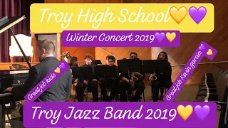 V#279 Impressions by :Troy High School JAZZ BAND ..Winter concert 2019..Troy NewYork.Albany ny