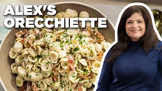 Alex Guarnaschelli's Orecchiette with Bacon, Lemon and Cream | The Kitchen | Food Network