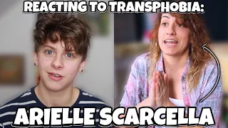 MY ISSUE WITH ARIELLE SCARCELLA ( TRANS GUY REACTS TO TERF) | NOAHFINNCE