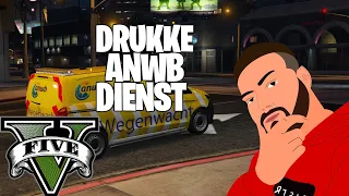 DRUKKE ANWB DIENST! - GTA V / FIVEM - NEDERLANDS