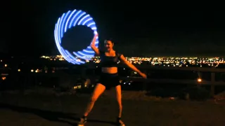 Pixie Flow Arts ODESZA "Always This Late" LED Hula Hoop flow performance