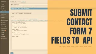 Submit Contact Form 7 Field Data to External API or Email