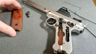 Volquartsen extended bolt release mod and install for the Ruger Mark 4 Hunter