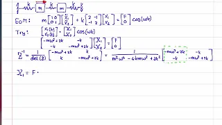 Mechanical Vibrations 36 - Forced Vibrations of MDOF Systems