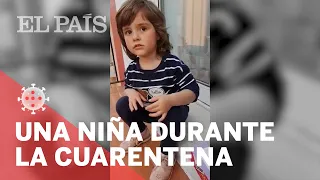 El vídeo viral de una niña valenciana durante la cuarentena