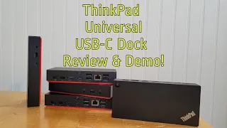 Lenovo Universal USB-C Dock Review and Demonstration