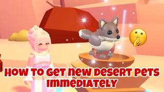 How to get New desert egg pets in adopt me (sphinx event)