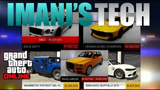 Which GTA Online Vehicles Have Imani's Tech? (Missile Lock-On Jammer & Remote Control)