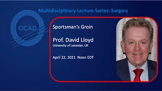 Sportsman's Groin - OCAD Multidisciplinary Lecture Series