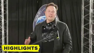 Watch Elon Musk speak after successful SpaceX Crew Dragon mission