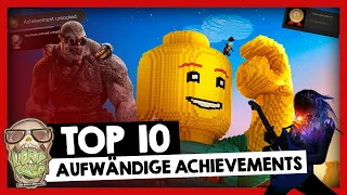 Top 10: Die aufwändigsten ACHIEVEMENTS überhaupt! #Nerdranking