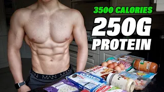 Full-Day of Eating 3500 Calories | Best Pre Workout Meal for Muscle Gain