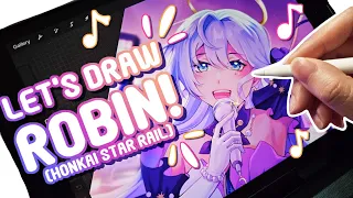 Finally Drawing Her! Let's Draw Robin!!