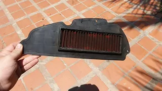 [EP1] Nettoyage du filtre à air Forza 300-350 2018 ( cleaning the air filter )