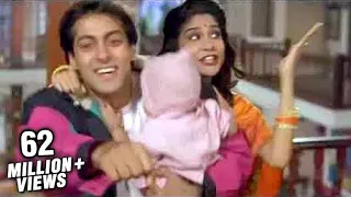 Salman Khan, Madhuri Dixit & Renuka Sahane in Lo Chali Main - Hum Aapke Hain Koun