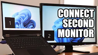 Connect a 2nd Monitor to Laptop on Windows 10/11