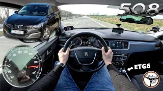 2015 Peugeot 508 SW 1.6 e-HDI (115 KM) | V-MAX. Prezentacja i PRÓBA AUTOSTRADOWA. 4K.