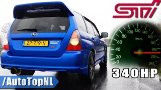 340HP Subaru Forester STI 0-210KMH Acceleration & *LOUD* Exhaust SOUND by AutoTopNL