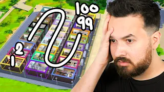 I created 100 apartments on one lot...