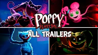 Poppy Playtime - ALL TRAILERS: Chapter 1, 2, 3, Project Playtime, Chapter 3 - Official Game Trailer