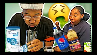 ADDING THICKEN-UP TO APPLE JUICE & PEPSI || THICK WATER || TASTE TEST