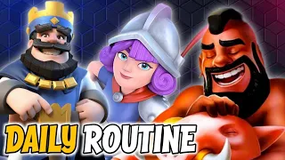 DAILY ROUTINE WITH 2.6 HOG CYCLE🥳 | CLASH ROYALE INDONESIA