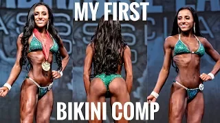 SHOW DAY VLOG | My First NPC Bikini Competition
