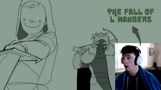 "The Fall" | Dream SMP Animatic - REACTION