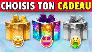 Choisis ton CADEAU 🎁 OR, DIAMANT ou ARGENT ⭐💎🔘 Burger Quiz