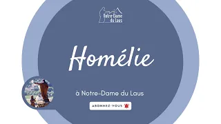 Homélie du jeudi 29 septembre