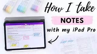 How I Take Notes on my iPad Pro | GoodNotes 5 + OneNote Tips for iPad & Giveaway