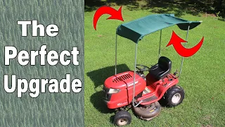 Professional-Looking Mower Canopy for LESS