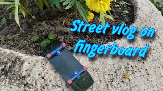 Стрит влог на Фингерборде || Street vlog on fingerboard