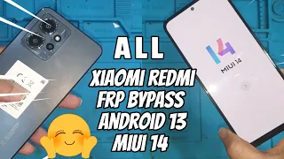 Redmi Note12 Frp Bypass Miui 14 /All Xiaomi MIUI 14 Frp Bypass Android 13 Without PC 2023