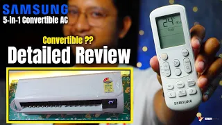 SAMSUNG Convertible 5-in-1 Cooling 2023 Model 1.5 Ton 3 Star Split Inverter AC - DETAILED REVIEW