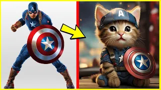 AVENGERS but KITTEN VENGERS 🔥 All Characters (marvel & DC) 2024