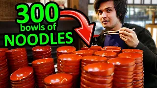 I Tried Japan’s Most EXTREME Noodle Challenge | 30,000+ CALORIES