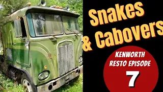 Snakes & cabover SEMI TRUCKS  Kenworth K100 restoration Ep. 7